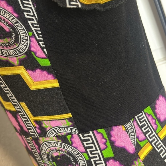 Vintage Versus Versace “Information is Power” Print Shirt Dress Size M - Picture 11 of 11